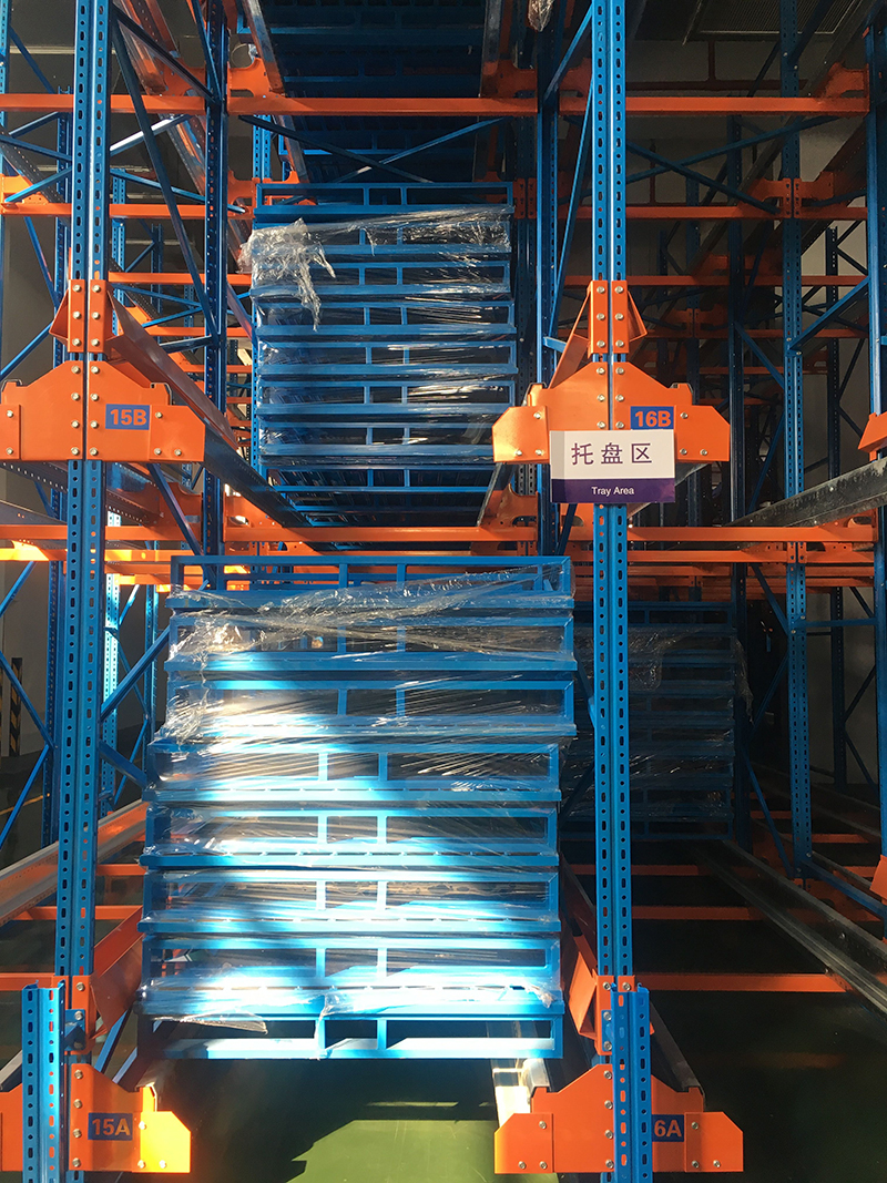 先进后出穿梭式货架