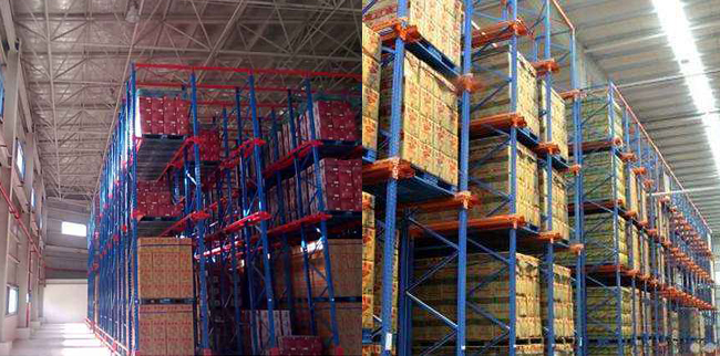 粮油库房贯通货架