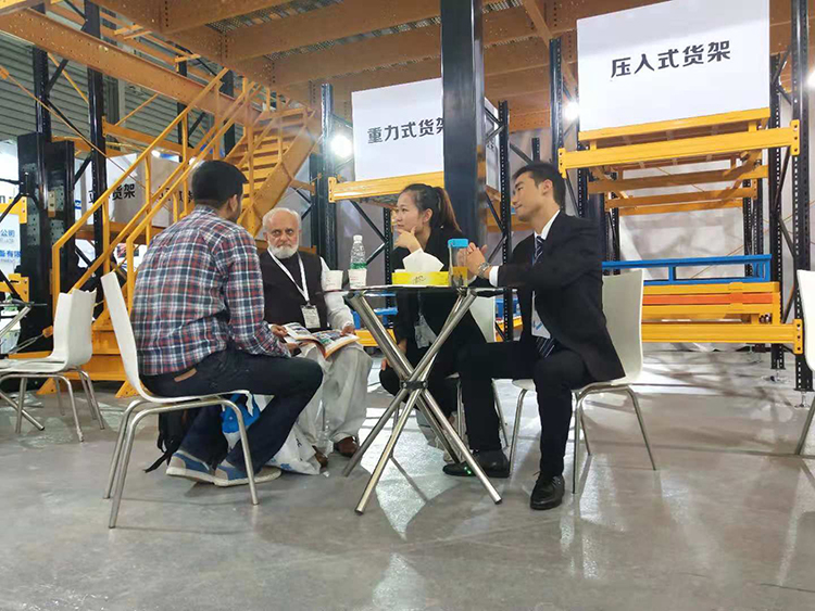 能达货架参与国际物流展